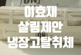 냉장고탈취제 추천 / 이효재 살림제안 온 on 이효재 냉장고...