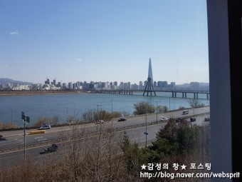 서울 광진구 광장동 극동아파트 한강뷰가 보이는 7층 동양화학 이끌림 샤시 시공