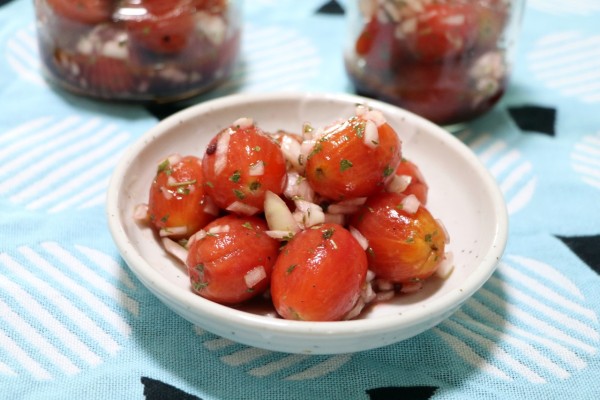 토마토 요리- 토마토 국수, 토마토팍시, 방울토마토 마리네이드 | 블로그
