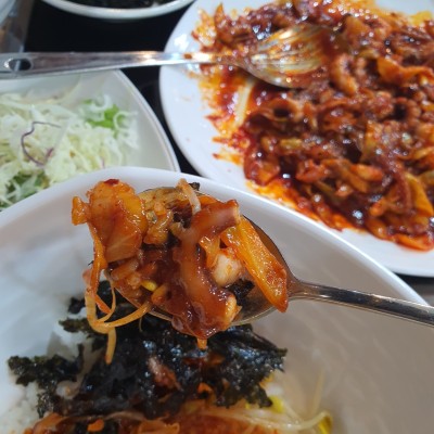 강동역 맛집 강동해물찜해천탕 매콤한 낙지볶음 | 블로그