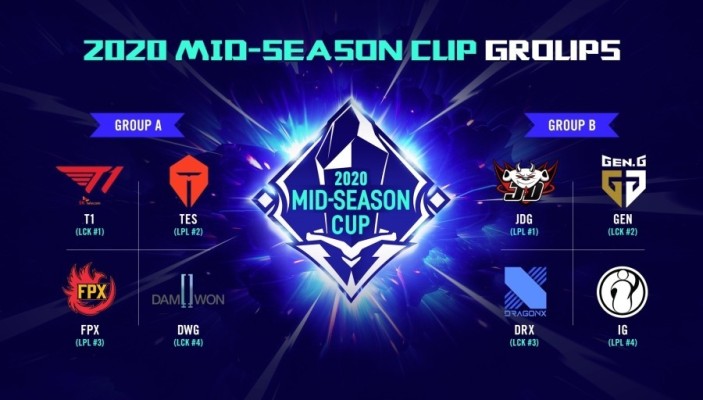 2020 미드 시즌 컵(MSC) 대진표 및 진행 방식 | 블로그