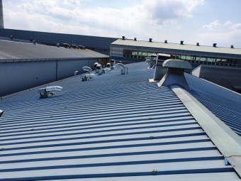 대구 성서 한성피앤아이 사무동 복합시트방수 및 공장 지붕 차열페인트 공사