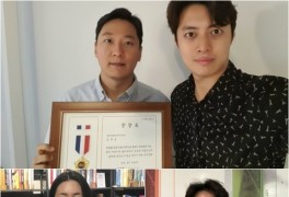 유동혁 ‘서울시의회 의장상’ 2년 연속 수상에 감사의 인증샷...