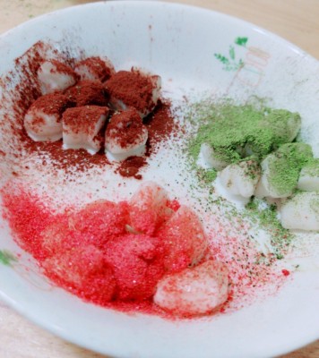 비건 캐슈우유 떡 / 유제품 × / 삼색 우유떡 | 블로그