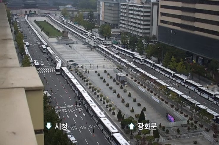 이 시각 광화문 광장 CCTV