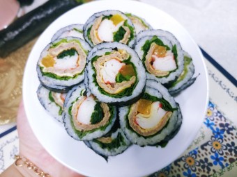 육전 김밥 만드는법 남은 육전을 활용해 만든 내맘대로 육전김밥 냉장고파먹기
