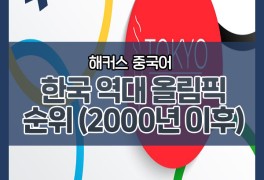 한국 역대 올림픽 순위(2000년대 이후)를 알아보자!