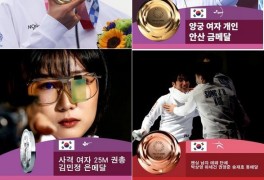 양궁 안산 3관왕, 2020 도쿄 올림픽 메달 순위: 한국 금메달...