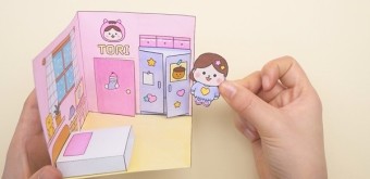 [토리와 만들기] 토리 종이인형 만들기 / DIY paper doll wardrobe / 무료 도안
