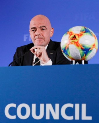 국제축구연맹(FIFA), 안판티노 회장, 정몽규 KFA 회장 취임 축하 메시지 전해