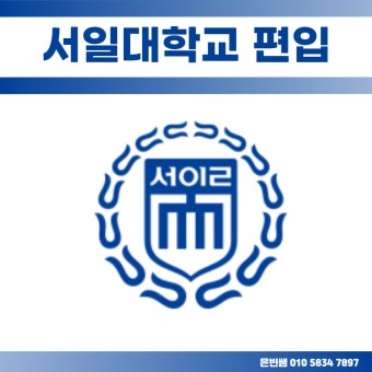 서일대학교 간호학과 대졸자전형 모집요강 보며 준비하기 !