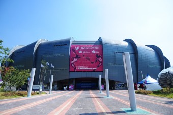 지금도 아주 아름다운 경기장으로 기억되는 2014 인천 아시아경기대회 인천 열우물 테니스 경기장 - 풍경사진