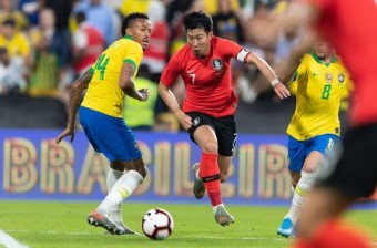 한국축구대표팀, 브라질 최정예 멤버와 6월 평가전