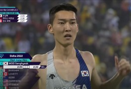 우상혁 남자 높이뛰기 우승 ~ 2022 실외육상 다이아몬드리그