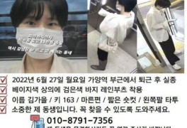 가양역 실종 20대女 김가을 가족 "가양대교, 집과 먼데 " 이수정...