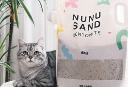 먼지없는 벤토나이트 고양이 모래 누누샌드 추천꾹꾹