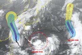 중국으로 가는 12호 태풍 무이파 가고 변수는 14호 태풍 난마돌...