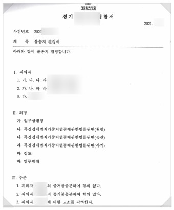 용인형사변호사 법률사무소 지한, 업무상 횡령 사기를 불송치결정으로~!!