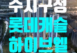 수지구청역 롯데캐슬 하이브엘 장기일반민간임대아파트...