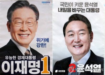 국내) 이재명 더불어민주당 대선후보 - 재외동포 선거서는 윤석열 국민의힘 이겼다..54.8% vs 32.9%