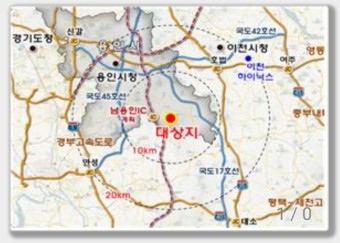 경기도, 반도체 클러스터 조성 사업지 용인 원삼면 전역 토지거래허가구역 재지정