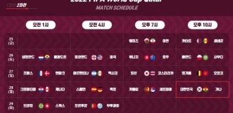 [2022 카타르 월드컵] 대한민국 경기 일정 알아보기!
