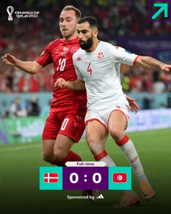 덴마크 대 튀니지 0:0