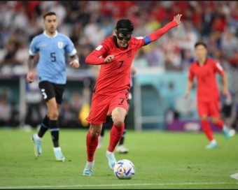 카타르 월드컵 한국vs우루과이 0:0 무승부