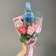 어린이집 발표회 선물 반셀프 꽃다발 티니핑 피규어 킨더조이로 알차게 만들었어요 !