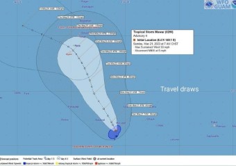 괌 태풍 경로와 날씨, 괌태풍과 지진 대처방법 (현재 COR 3)