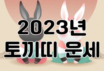 경기도광주점집 분당점집 2023계묘년 연령(나이)별 토끼띠운세