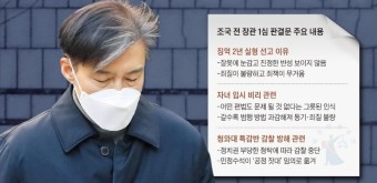 조국 징역2년 실형 선고 (feat. 작은 권력)