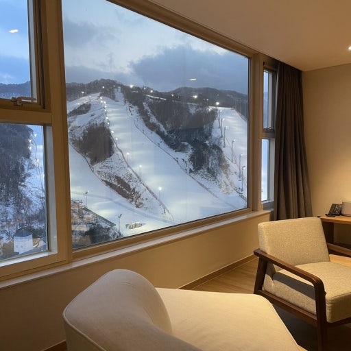 Khu trượt tuyết Phoenix Pyeongchang với các đường trượt hiện đại