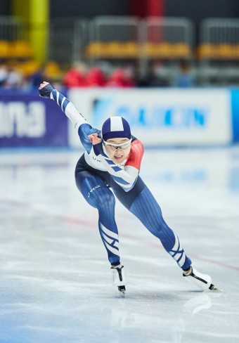 2022-2023 시즌 ISU(국제빙상연맹) 스피드 스케이팅 마지막 월드컵(6차) 대회에서도 은메달 추가하면서 세계 정상에 우뚝 선 김민선 선수