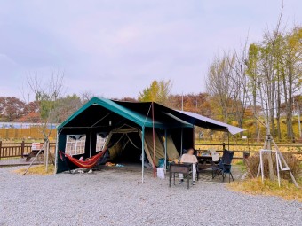 [경기도캠핑장] 구리토평캠핑장 이지캠핑에서 간편하게 캠프닉