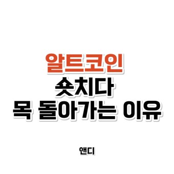 알트코인 숏치다 목 돌아가는 이유(Feat. 룸네트워크)