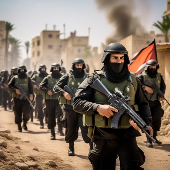 이스라엘 하마스 전쟁 중 산와르 집 포위 ? :타협의 길을 찾아 전쟁의 끝을 기원하며
