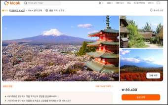 일본 도쿄 근교 여행 후지산 투어 가격 및 코스 비교 총정리
