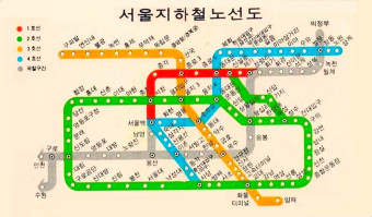 서울 지하철 노선도 40년 만에 바뀐 수도권 노선 크게보기