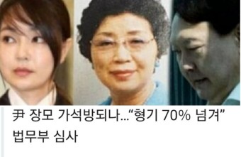 尹 장모 가석방되나…“형기 70％ 넘겨” 법무부 심사