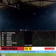 AFC U-17 여자 아시안컵 A조 2차전 대한민국 vs 인도네시아