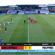 AFC U-17 여자 아시안컵 A조 3차전 대한민국 vs 필리핀