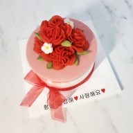 [일산 대화동 떡 케이크] 앙금 플라워 떡 케이크❤️ (카네이션) <일산 하우케이크>
