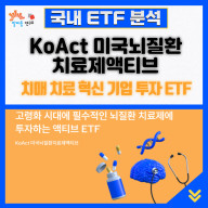 KoAct 미국뇌질환치료제액티브, 치매 치료 혁신 기업에 투자하는 국내 ETF