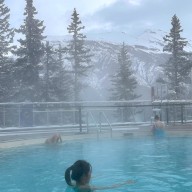 밴프 스파 벤프 어퍼 핫 스프링 Banff Upper Hot Springs 겨울 온천