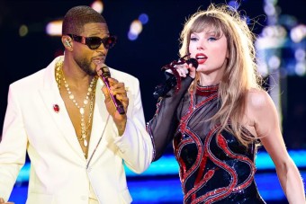 테일러 스위프트(Taylor Swift)와 어셔(Usher)의 듀엣 영상이 슈퍼볼 재회에 대한 희망을 불러일으킵니다.