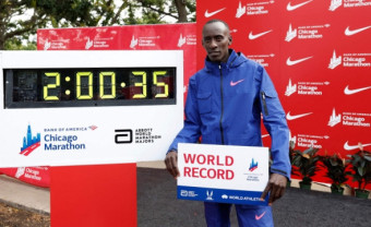 '마라톤 세계기록 보유자' 2시간 00분 35초 키프텀 