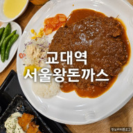 교대역 서울왕돈까스 우동 세트 경양식 돈까스 가성비 혼밥 SBS 생활의달인 출연