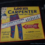 LEE101 Carpenter Jeans 리101 카펜터 진