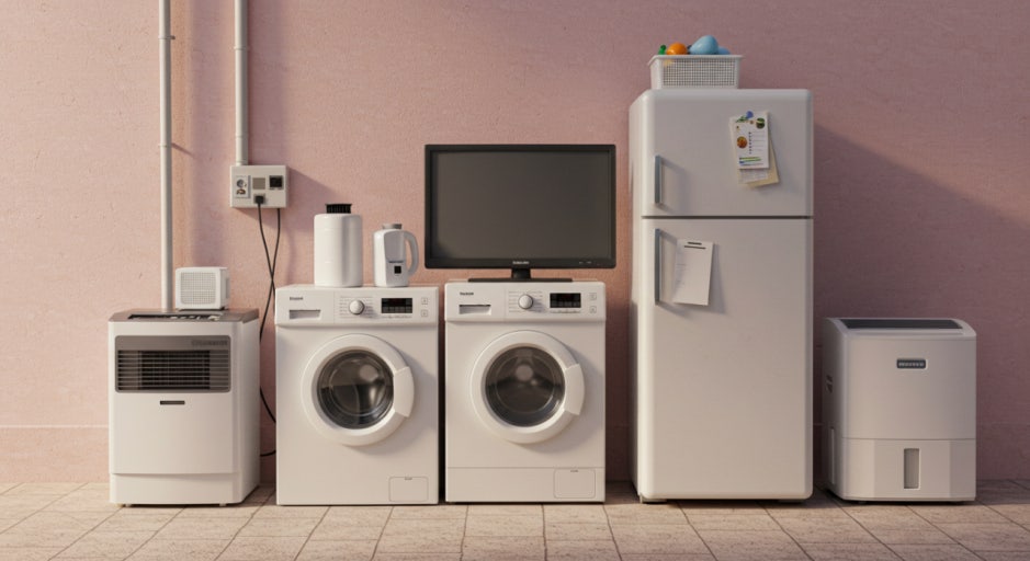 Đồ điện gia dụng Hàn Quốc nhập khẩu chờ làm thủ tục hợp quy và gắn dấu CR